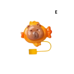 Straw Cover - Resin Capybara