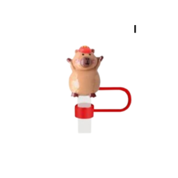 Straw Cover - Resin Capybara