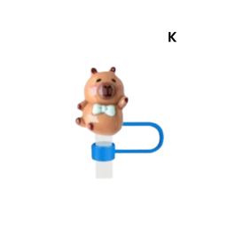 Straw Cover - Resin Capybara