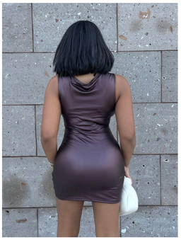 Ruched Sexy Mini Dress