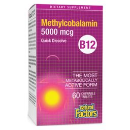 Natural Factors - B12 Methylcobalamin 5,000 mcg