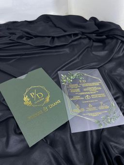 Invitations en Acrylique 