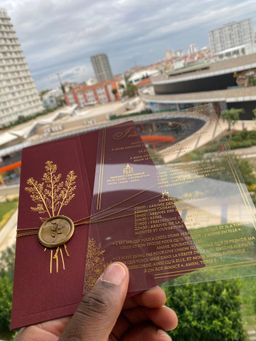 Invitations en Acrylique  