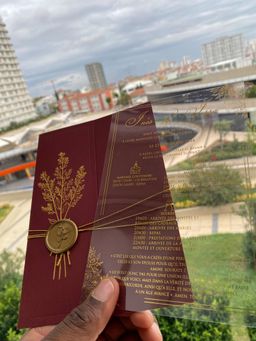 Invitations en Acrylique  