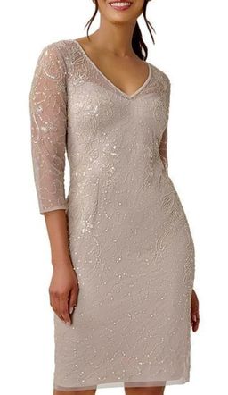 Ladies Nude Embellished  Dress