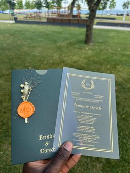 Invitations en Acrylique