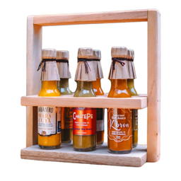 6 pack (75 ml) - Caja madera 