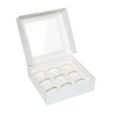 1816 CUP CAKE BOX 9 HOLES -CCB9 
