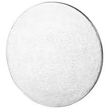 1814 CAKE BOARD 10 INCH ROUND SILVER CBRS10 