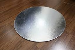 403 CAKE BOARD-HQ 2MM ROUND 12 INCH SILVER CBRS1 