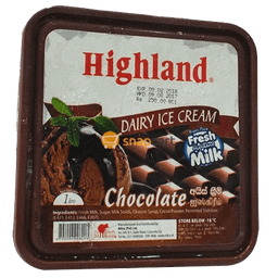 1073 HIGHLAND ICE CREAM CHOCOLATE 1LTR 
