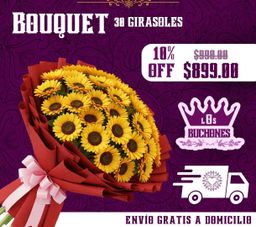 Bouquet 30 Girasoles