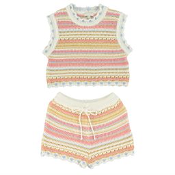 Lapis Cotton Knit Set (Girl)
