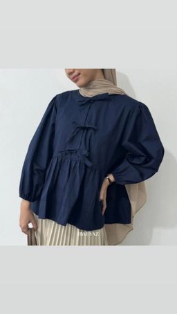 BWBYAZ Anya Puffy Ribbon Top