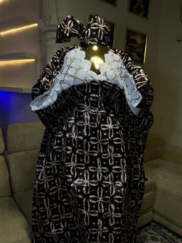 Walnut Brown - Batik Style Print