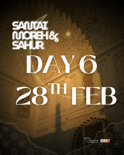[VENDOR TICKET] Ajung Santai Moreh & Sahur at The One (2026) 28th February 2026