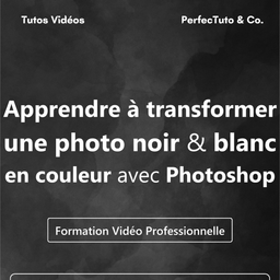 Apprendre à transformer une photo noir et blanc en couleur avec Photoshop