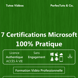 7 Certifications Microsoft – 100% Pratique