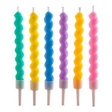 97 CANDLE THREADED 6PCS 