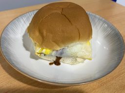 Burger ramly double patty with cheese