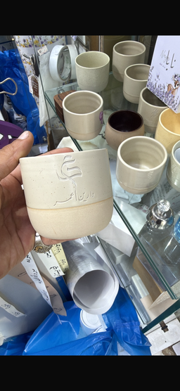 طقم اكواب هبة للملكه عدد2+نحت حسب الطلب