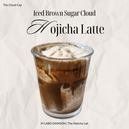 Iced Brown Sugar Cloud Hojicha Latte