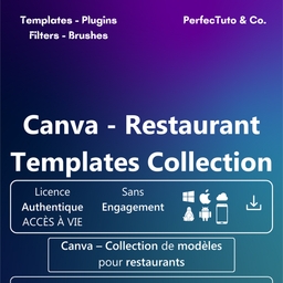 Canva – Collection de modèles pour restaurants