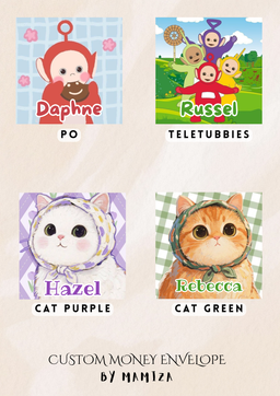 CUSTOM NAME SAMPUL MONEY ENVELOPE