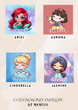 CUSTOM NAME SAMPUL MONEY ENVELOPE