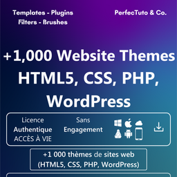 +1 000 thèmes de sites web (HTML5, CSS, PHP, WordPress)