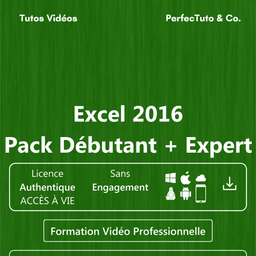 Excel 2016 : Pack Débutant + Expert