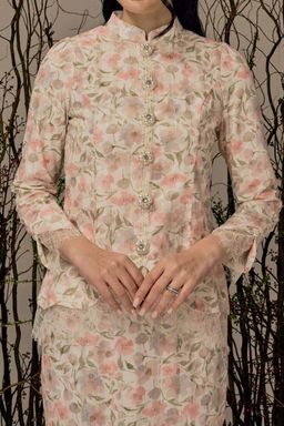 SD Raya 2026 ~ Edlyn Modern Kurung - Blush Pink