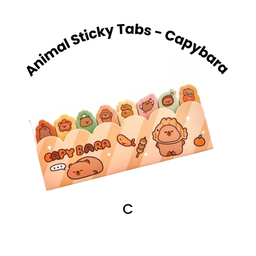 Animal Sticky Tabs - Capybara 