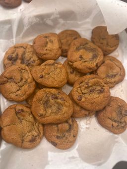 Brown Butter Sea Salt Dark Chocolate Chip Cookie