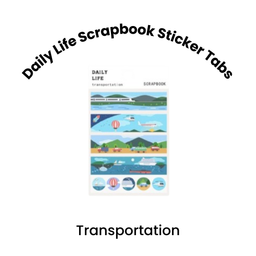 Daily Life Scrapbook Sticker Tabs