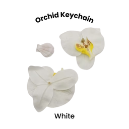 Orchid Keychain