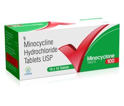 Minocycline Hydrochloride Tablets USP 100 mg