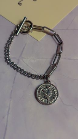 Coin Charm Bracelet (Gold & Silver)