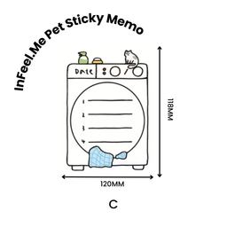 InFeel.Me Pet Sticky Memo