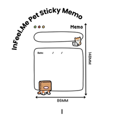 InFeel.Me Pet Sticky Memo
