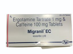 Ergotamine Tartrate1 Mg & Caffeine 100 Mg