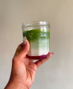 strawberry matcha