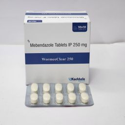 Mebendazole 250mg Tablets 