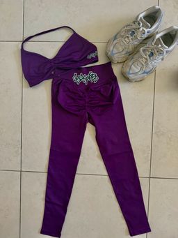 Sports Tights - Purple Plum 