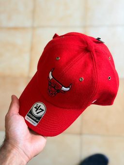 47 Brand - Chicago Bulls Wooly Clean Up Strapback Red