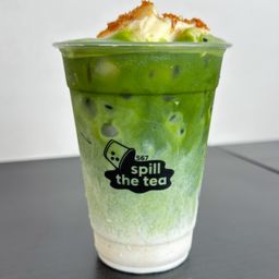 Banana Pudding Matcha Latte