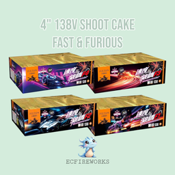 4" 138V SHOOT CAKE - FAST & FURIOUS 
