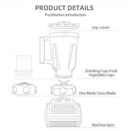 SILVER CREST 1.5L High Quality Powerful Blender 2 In 1 with 2 jar