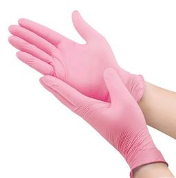 Gloves Pink Box 