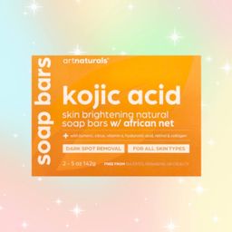 kojic acid bar soap 2pcs + net sponge